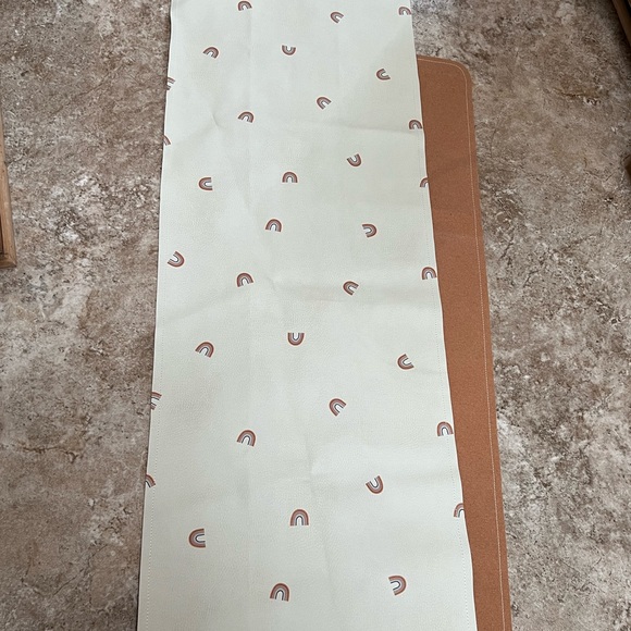 Gathre Table Runner Mat 8 feet ft Tiny Rainbow boho - Picture 2 of 4